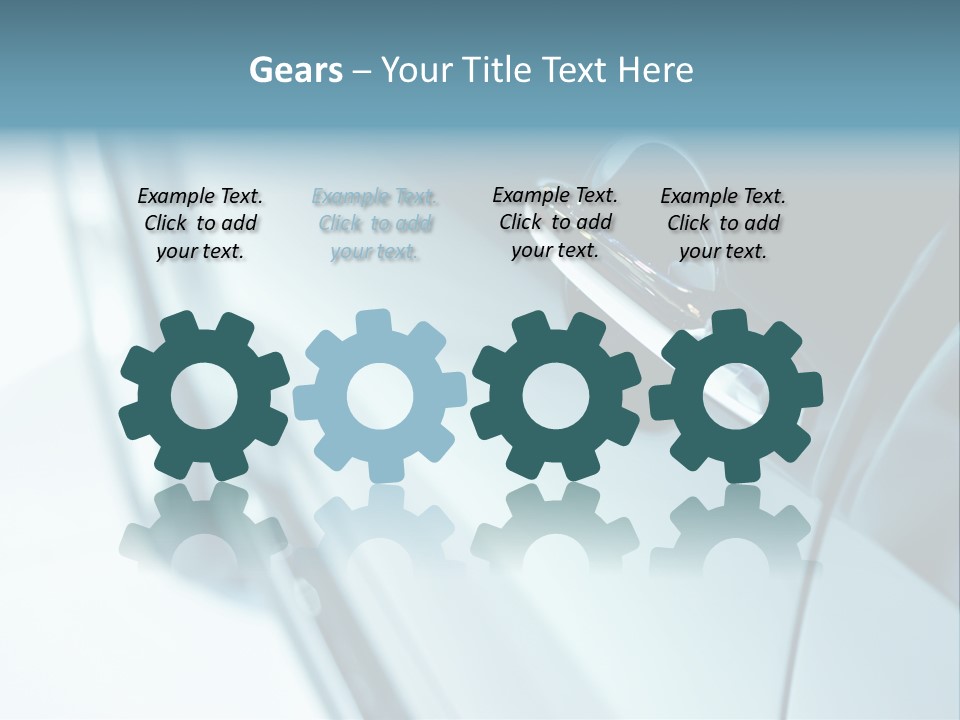 Transportation Part Mirror PowerPoint Template