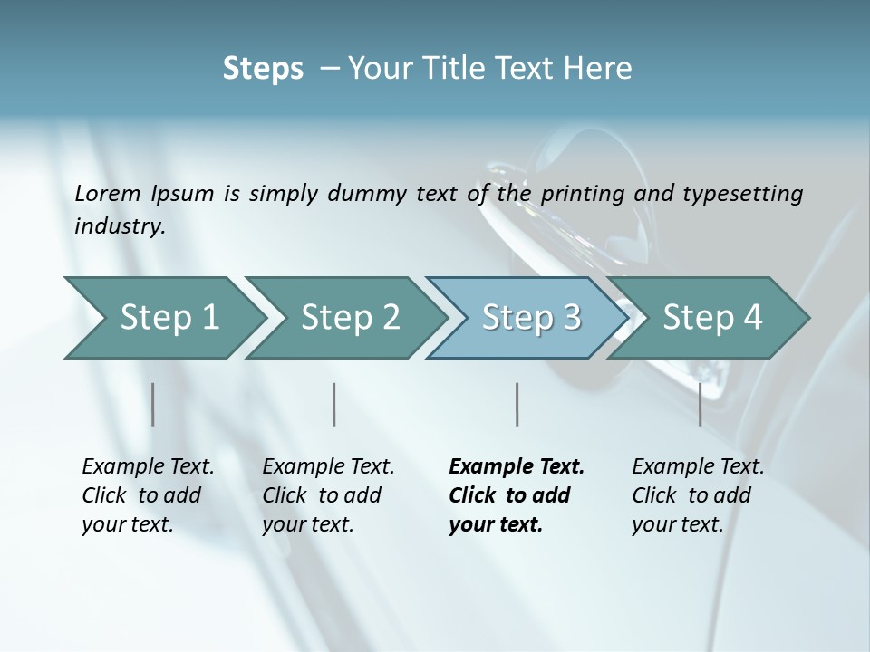 Transportation Part Mirror PowerPoint Template