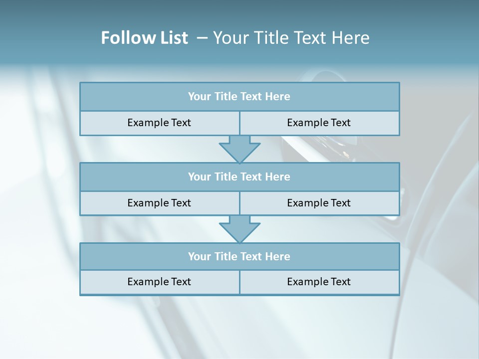 Transportation Part Mirror PowerPoint Template