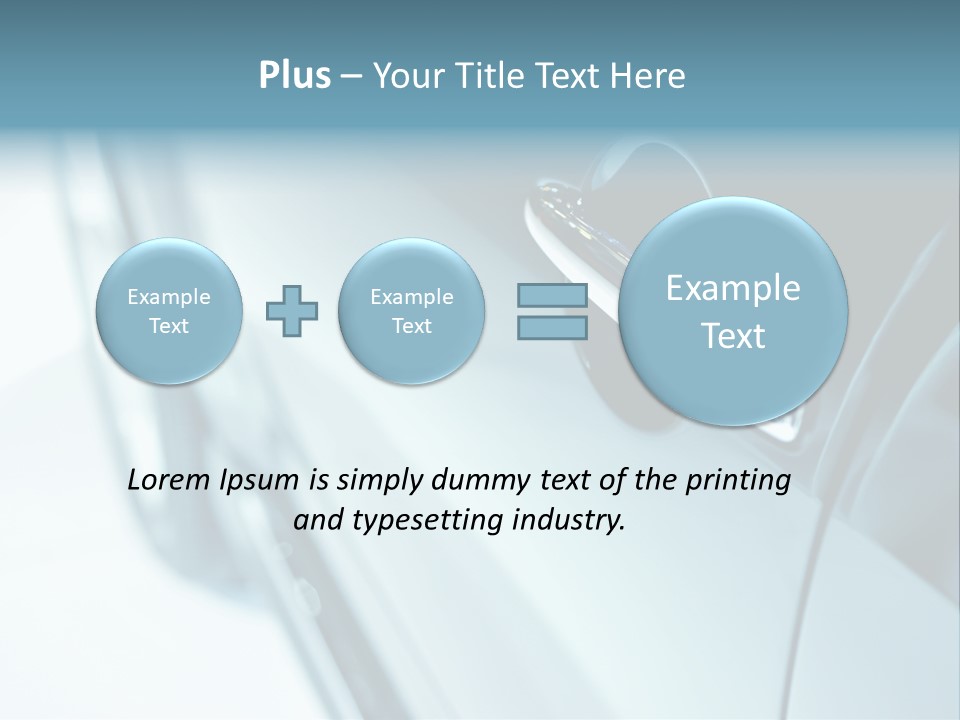 Transportation Part Mirror PowerPoint Template