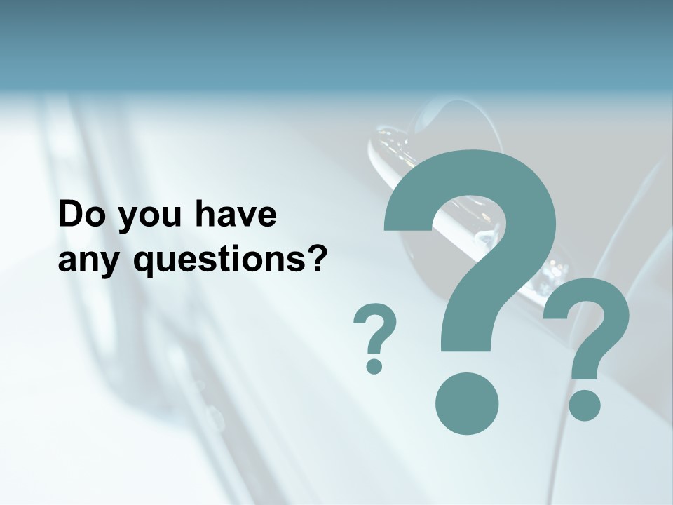 Transportation Part Mirror PowerPoint Template