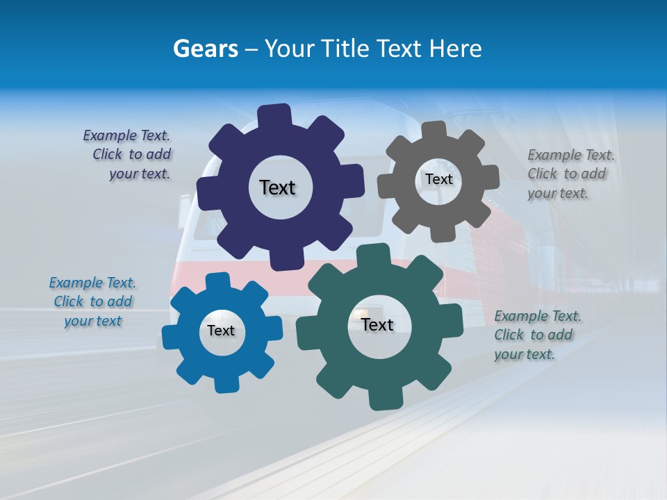 Industrial Locomotive Public PowerPoint Template