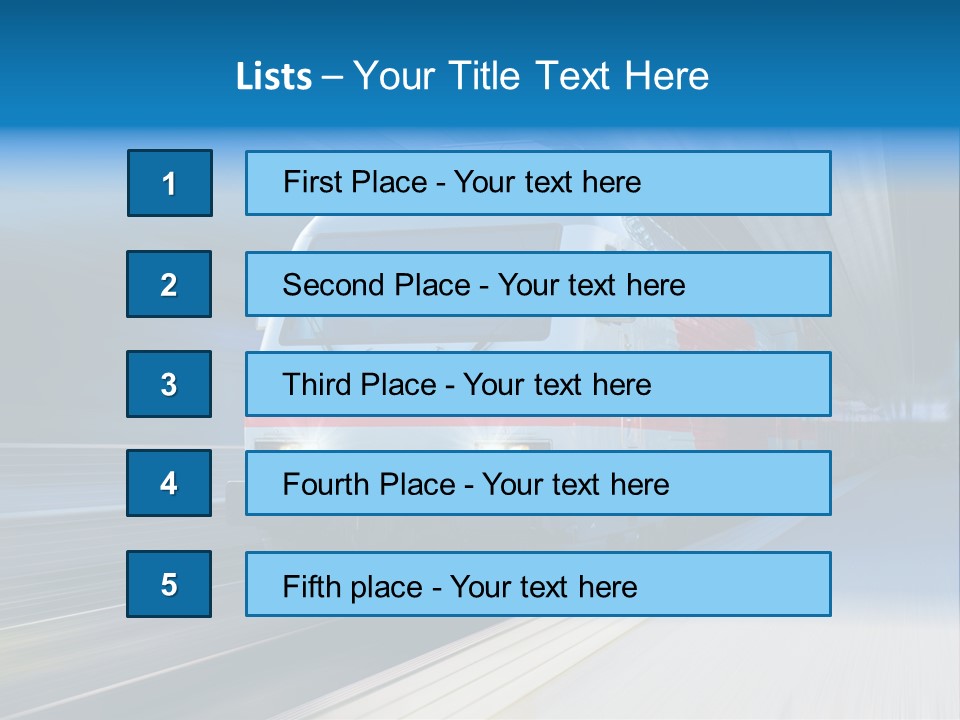 Industrial Locomotive Public PowerPoint Template