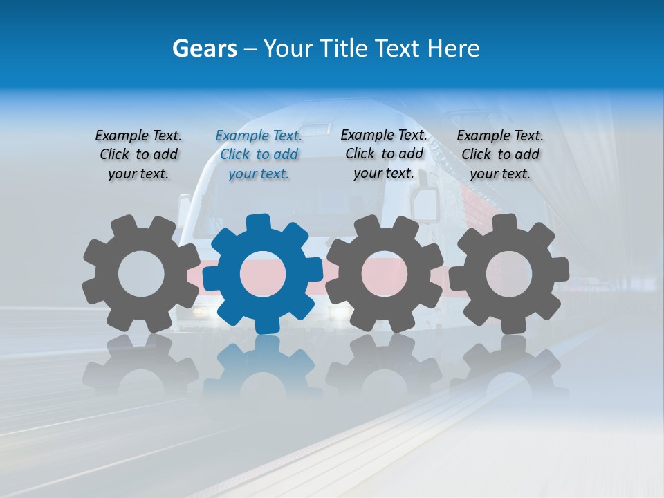 Industrial Locomotive Public PowerPoint Template