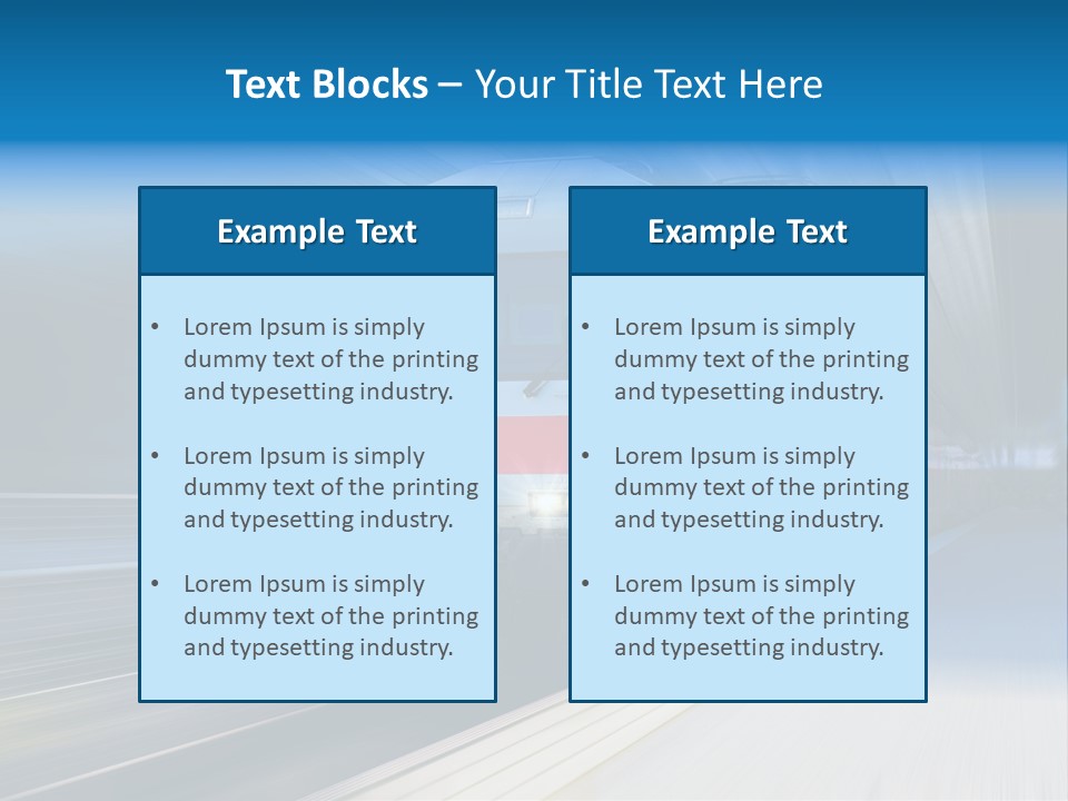 Industrial Locomotive Public PowerPoint Template