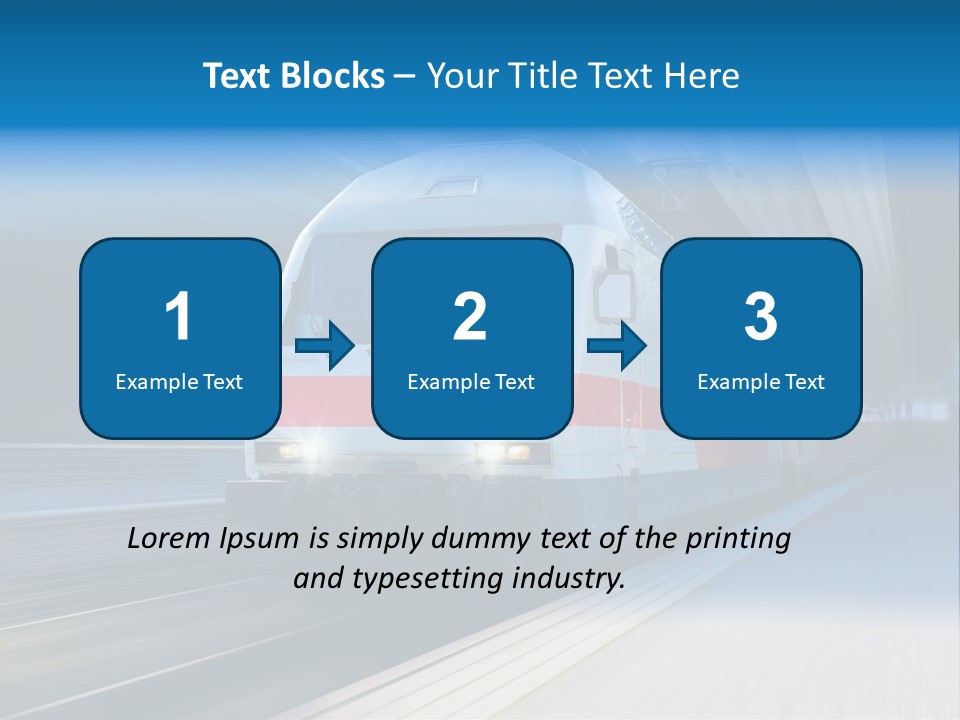 Industrial Locomotive Public PowerPoint Template