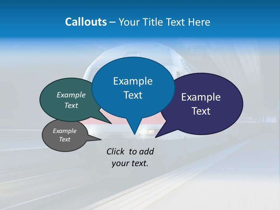 Industrial Locomotive Public PowerPoint Template