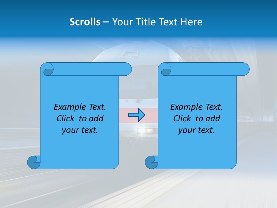 Industrial Locomotive Public PowerPoint Template