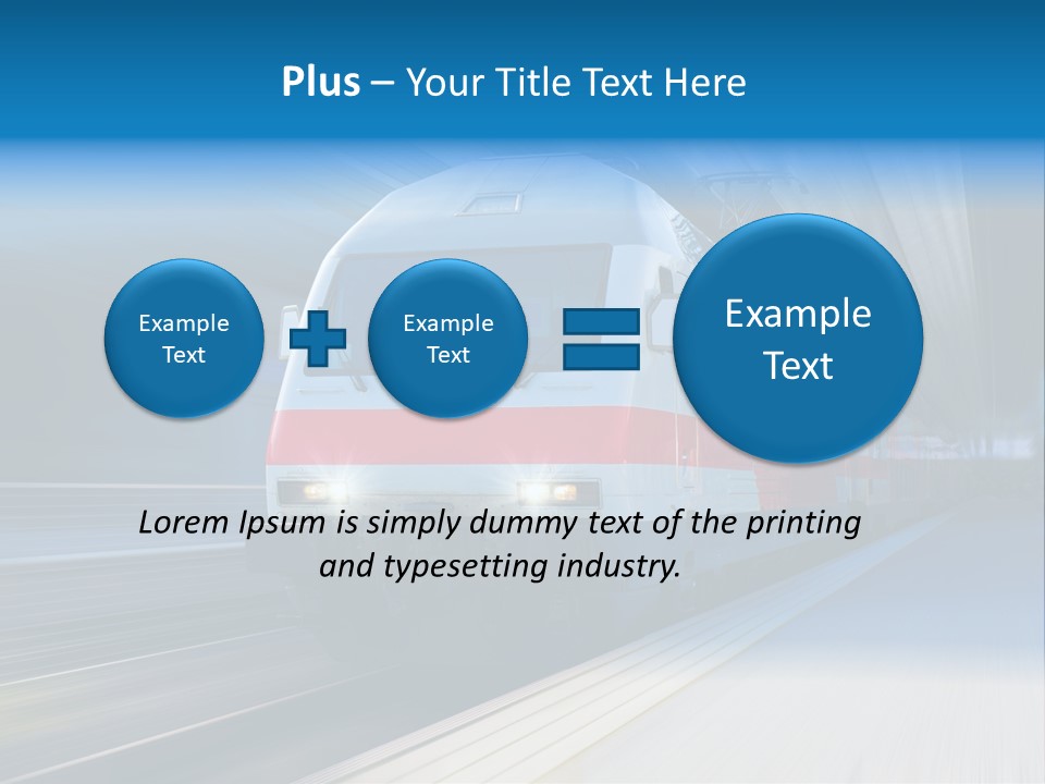 Industrial Locomotive Public PowerPoint Template