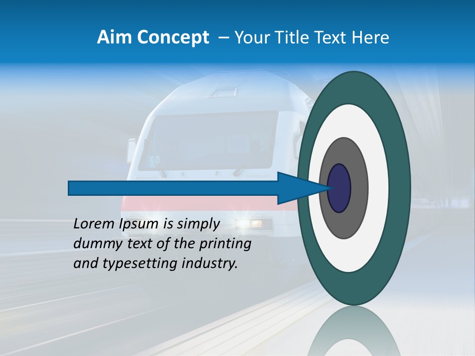 Industrial Locomotive Public PowerPoint Template