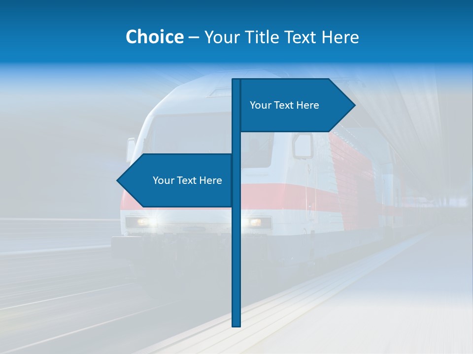 Industrial Locomotive Public PowerPoint Template