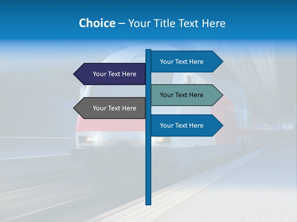 Industrial Locomotive Public PowerPoint Template