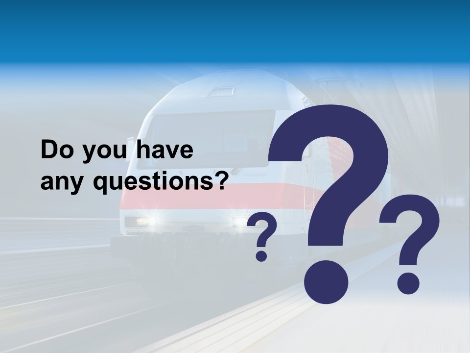 Industrial Locomotive Public PowerPoint Template