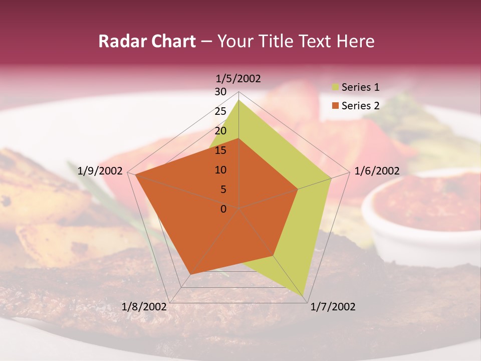 Dining Ketchup Plate PowerPoint Template