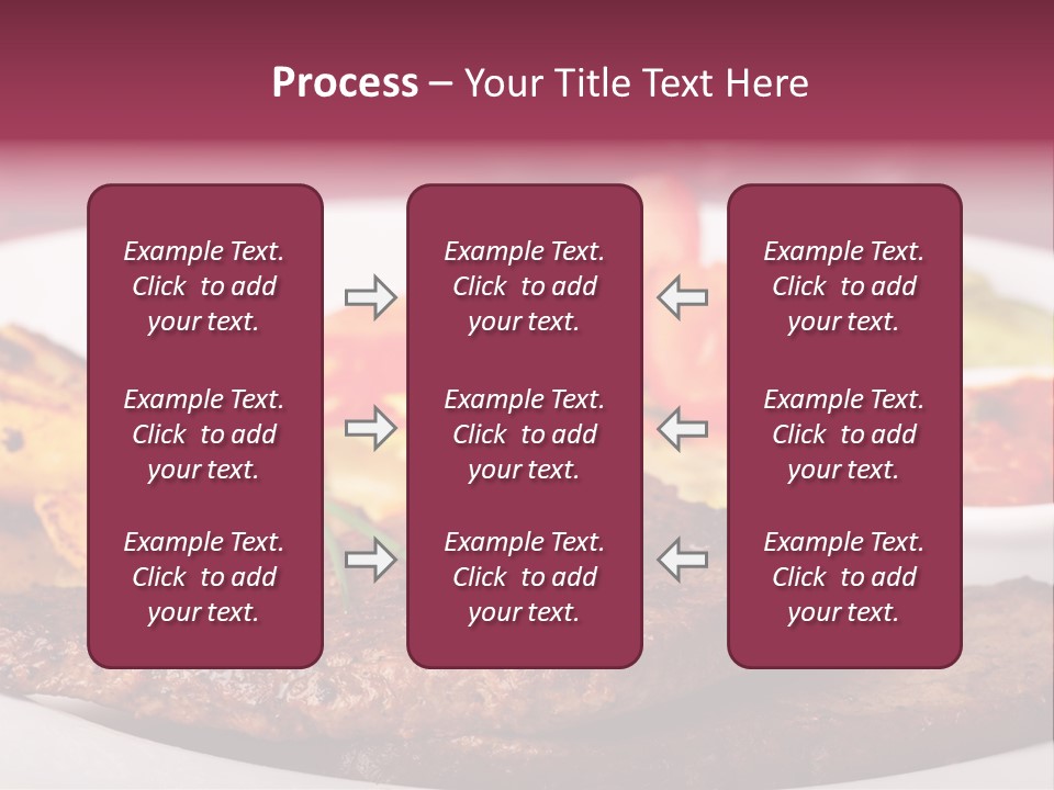 Dining Ketchup Plate PowerPoint Template