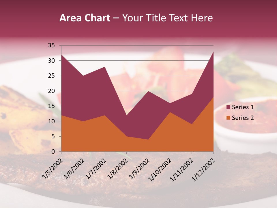 Dining Ketchup Plate PowerPoint Template
