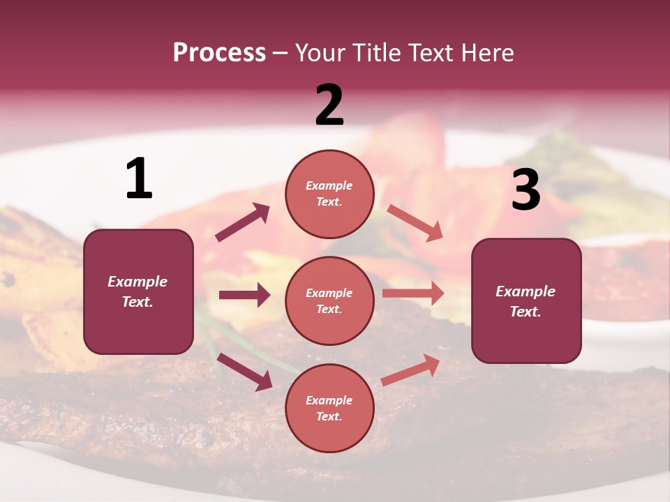 Dining Ketchup Plate PowerPoint Template