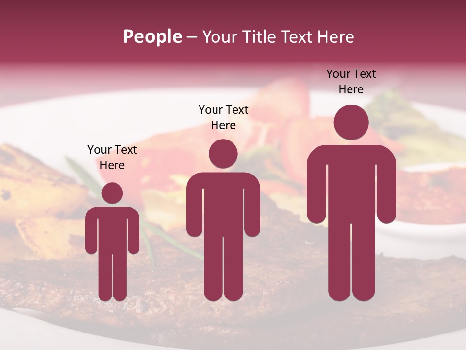 Dining Ketchup Plate PowerPoint Template