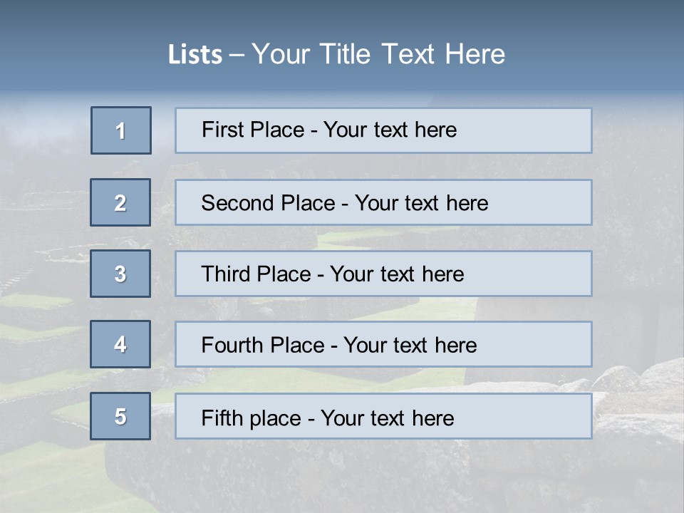 Macchu City Picchu PowerPoint Template