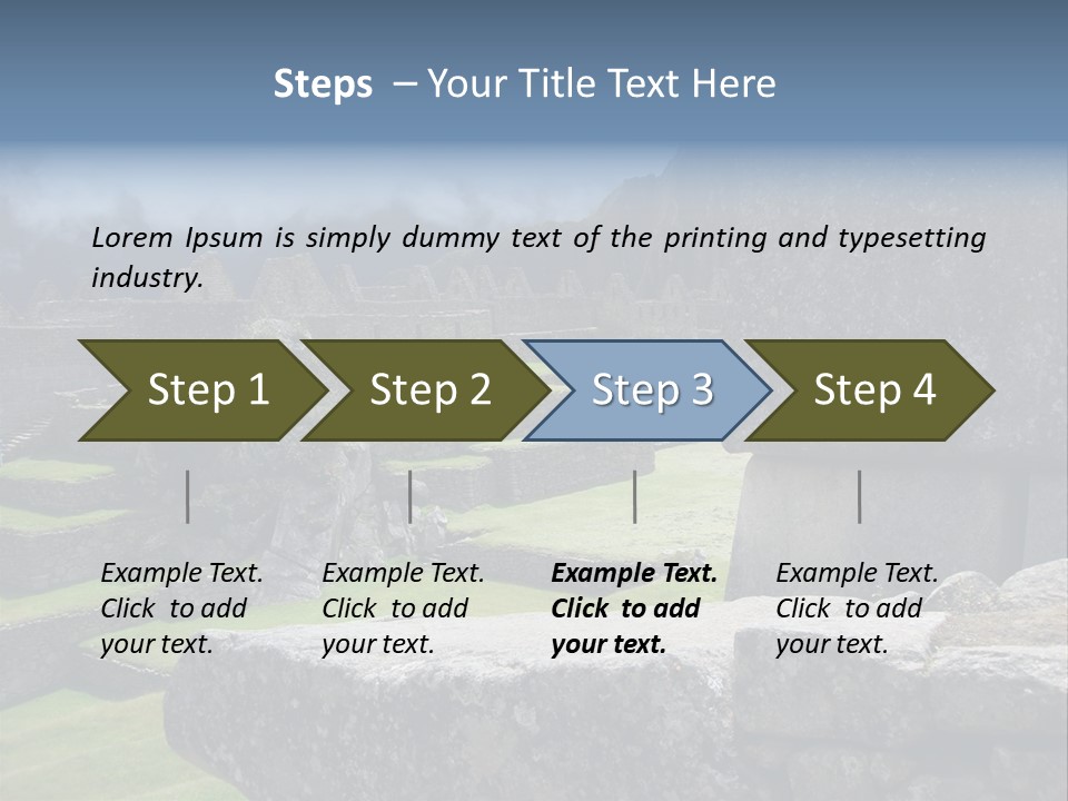 Macchu City Picchu PowerPoint Template