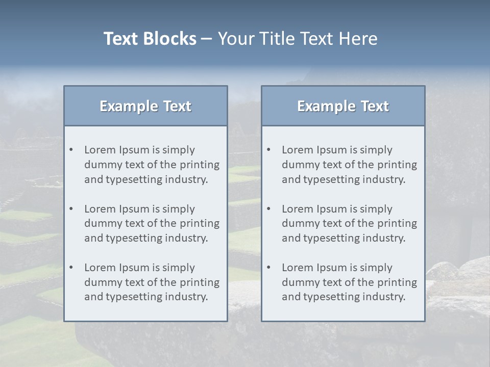 Macchu City Picchu PowerPoint Template