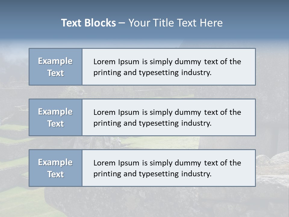 Macchu City Picchu PowerPoint Template