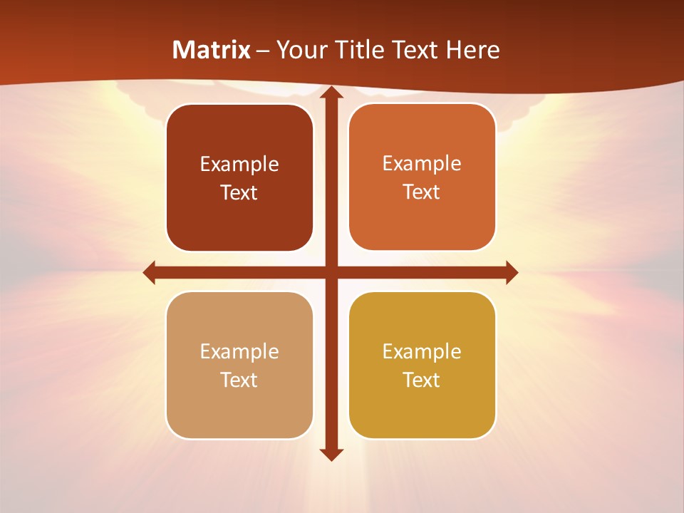 Hope Peace Blue PowerPoint Template