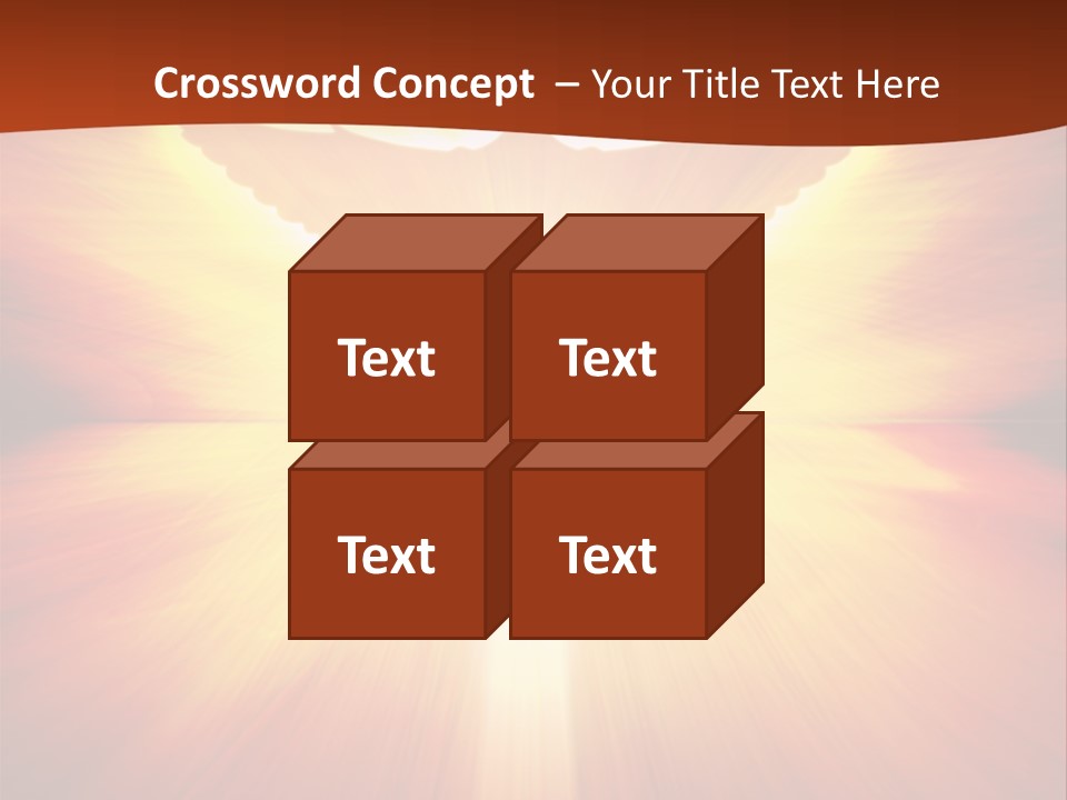 Hope Peace Blue PowerPoint Template