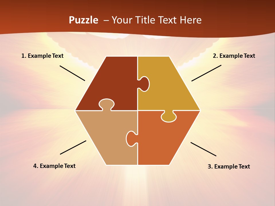 Hope Peace Blue PowerPoint Template