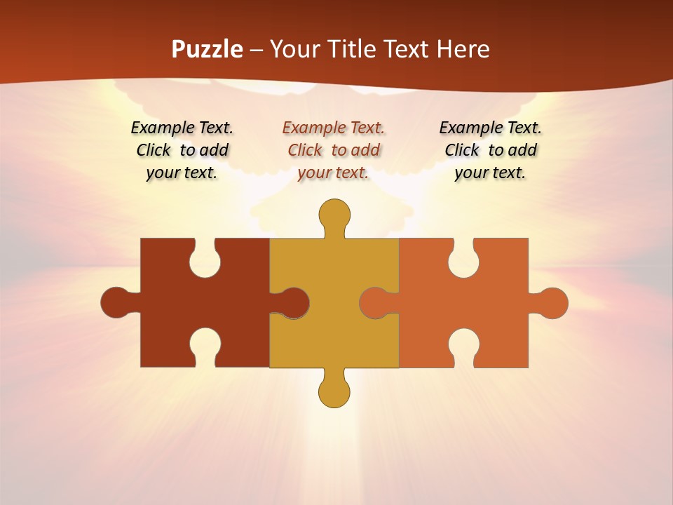 Hope Peace Blue PowerPoint Template