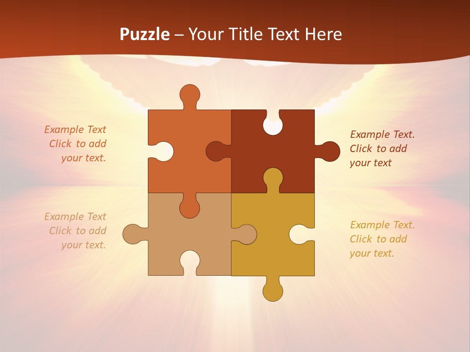 Hope Peace Blue PowerPoint Template