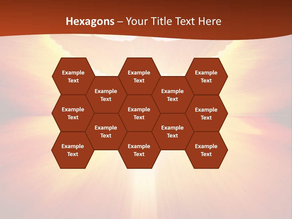 Hope Peace Blue PowerPoint Template