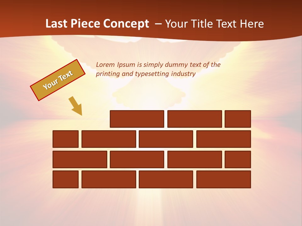 Hope Peace Blue PowerPoint Template