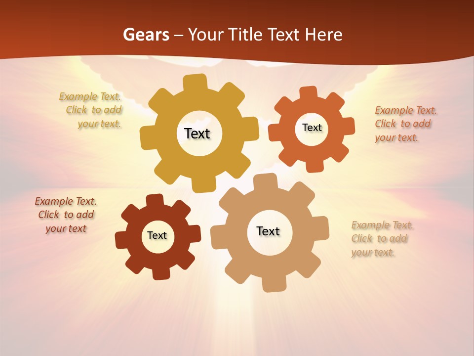 Hope Peace Blue PowerPoint Template