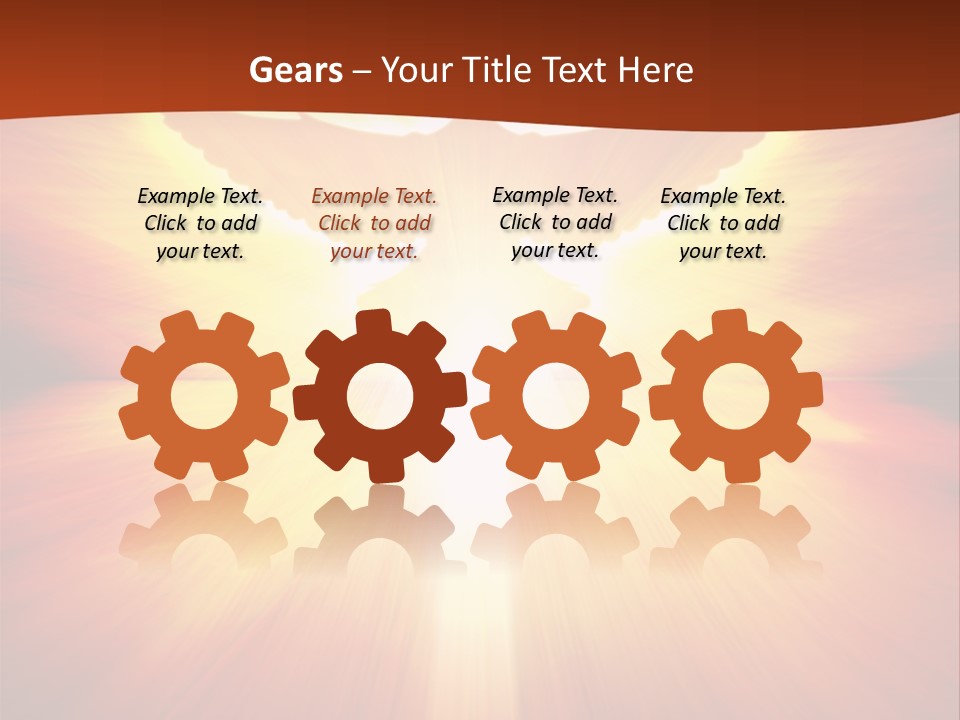 Hope Peace Blue PowerPoint Template