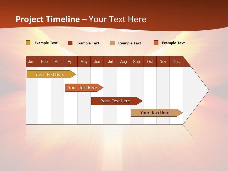Hope Peace Blue PowerPoint Template