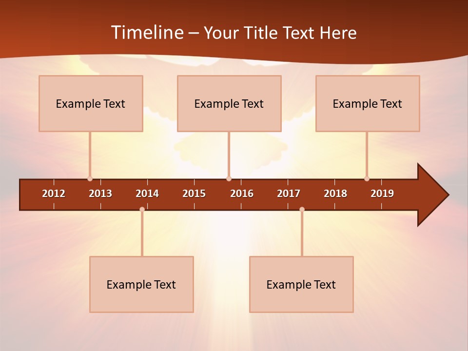 Hope Peace Blue PowerPoint Template
