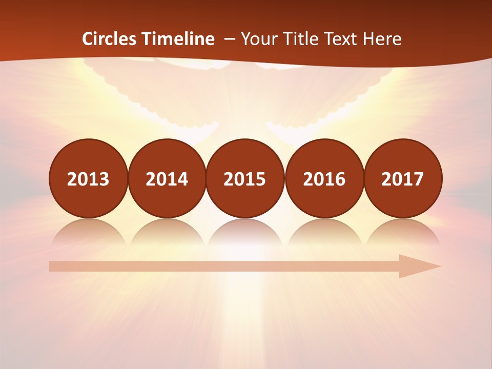 Hope Peace Blue PowerPoint Template