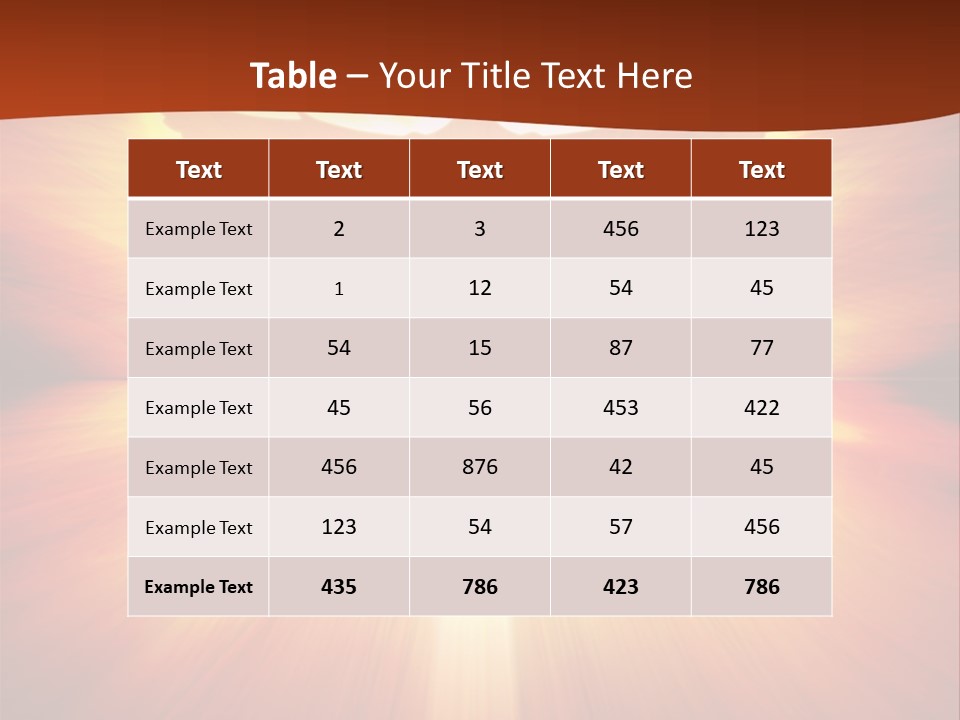 Hope Peace Blue PowerPoint Template