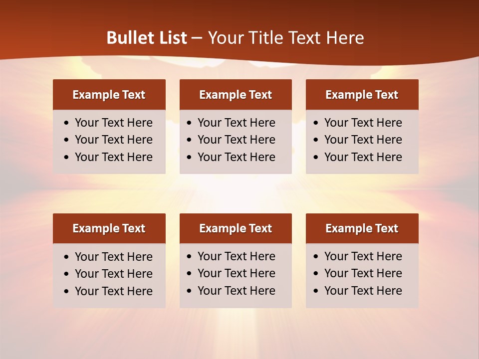 Hope Peace Blue PowerPoint Template