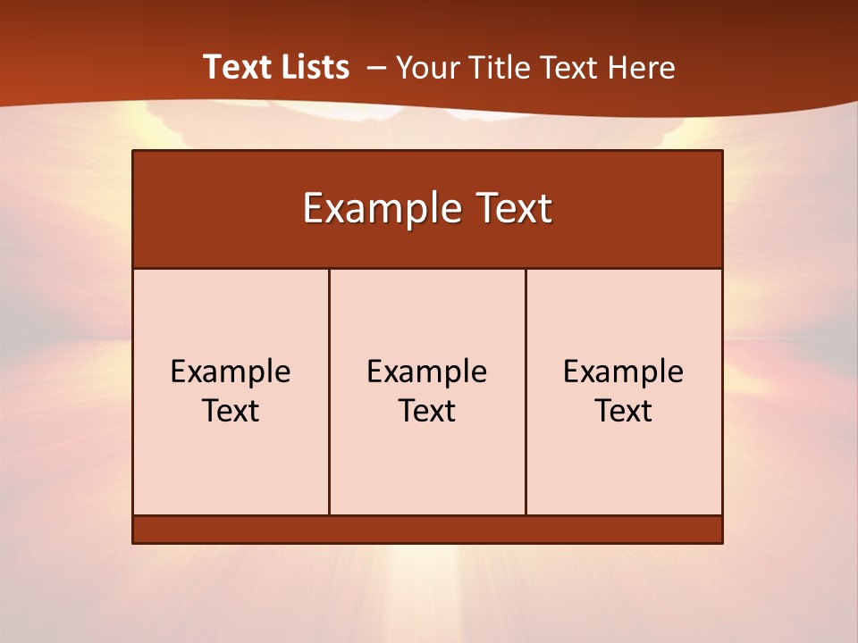 Hope Peace Blue PowerPoint Template