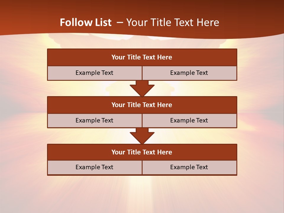 Hope Peace Blue PowerPoint Template