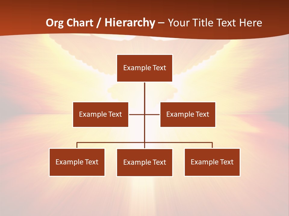 Hope Peace Blue PowerPoint Template