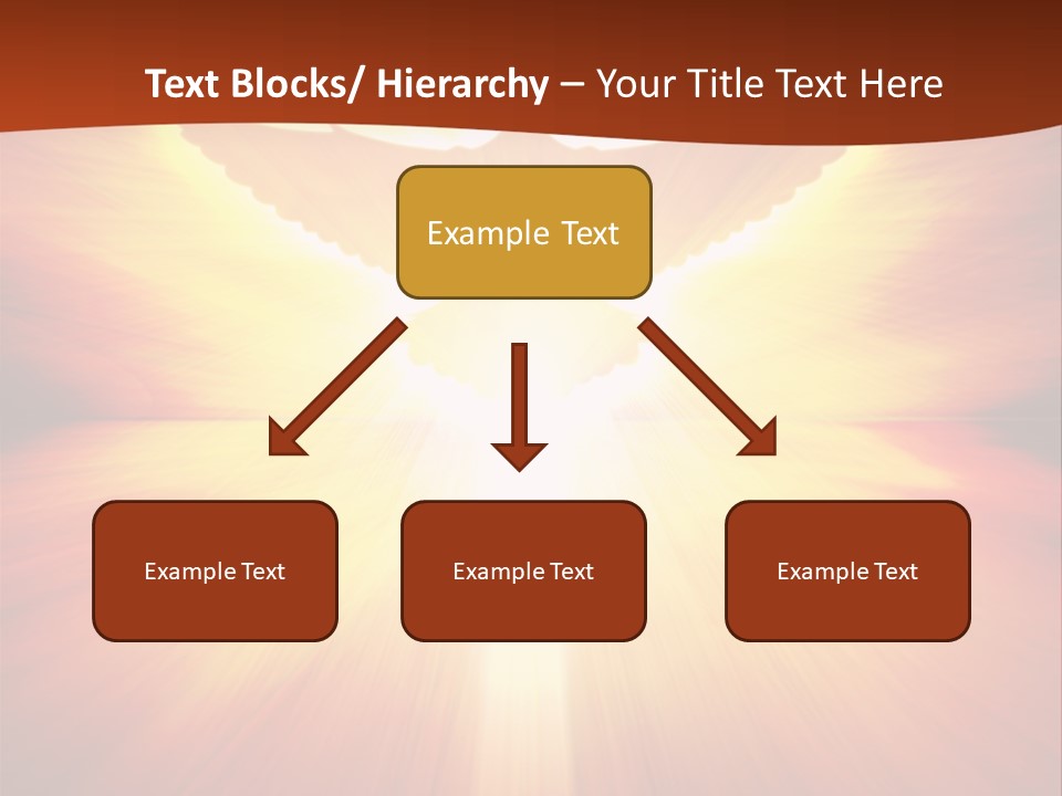 Hope Peace Blue PowerPoint Template