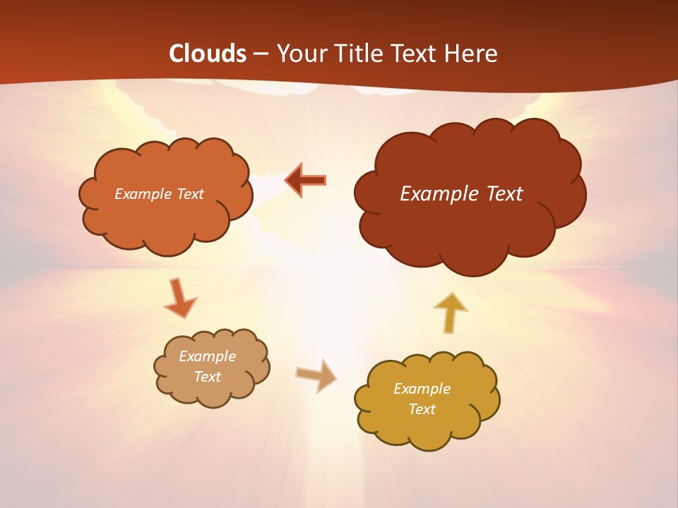 Hope Peace Blue PowerPoint Template