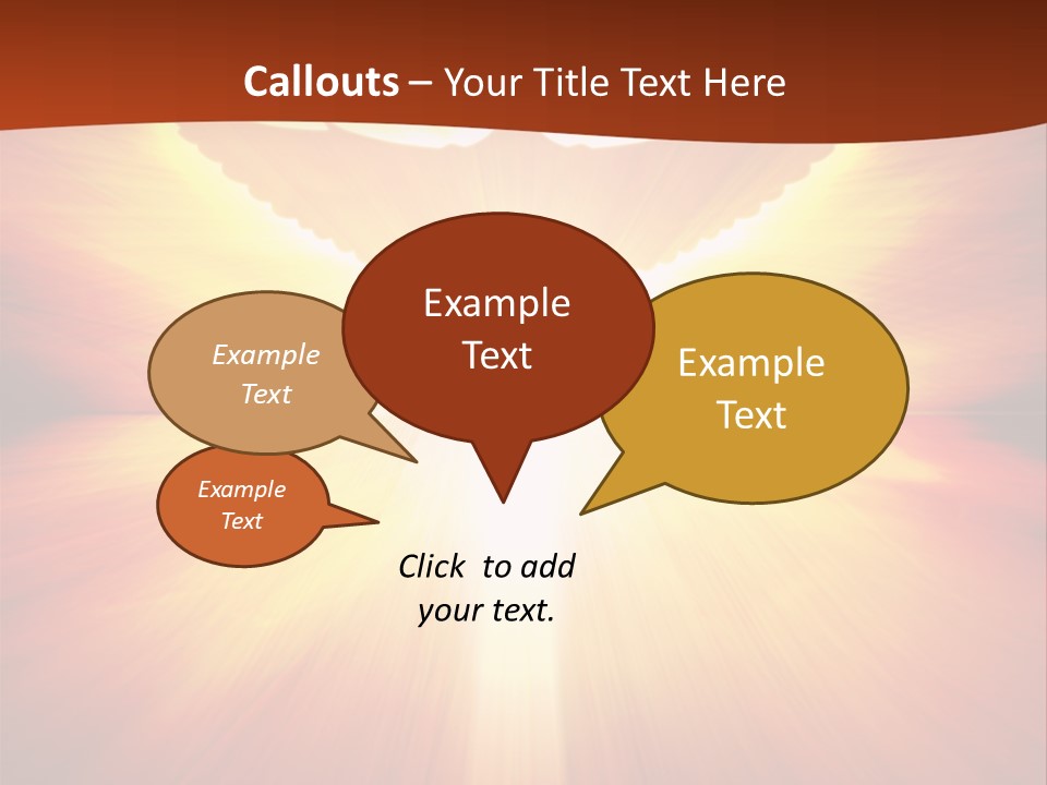 Hope Peace Blue PowerPoint Template