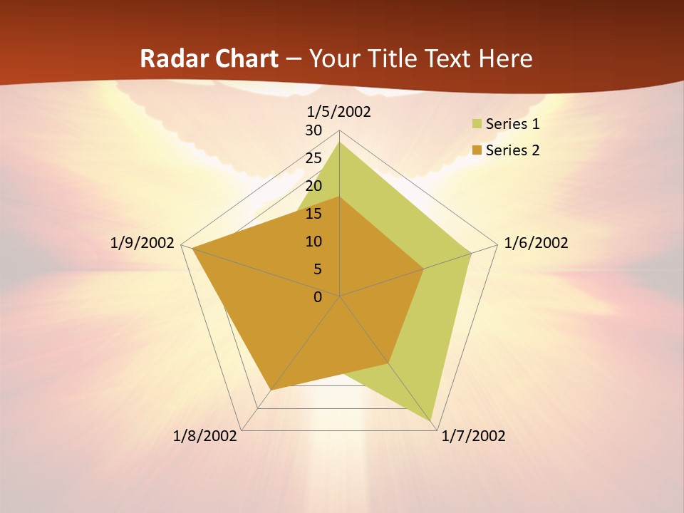 Hope Peace Blue PowerPoint Template