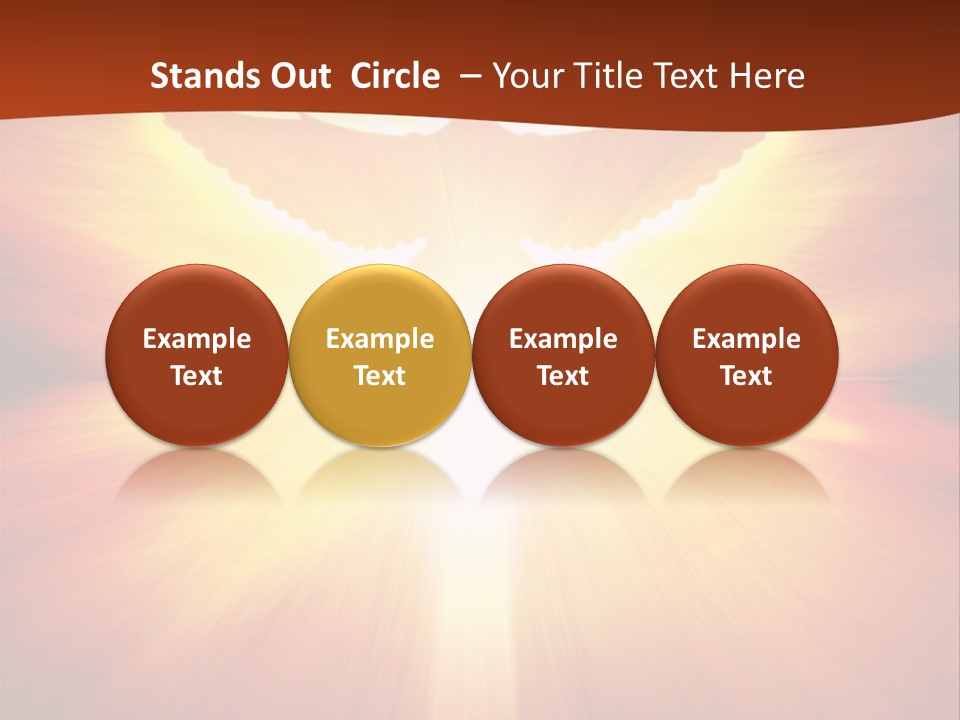 Hope Peace Blue PowerPoint Template