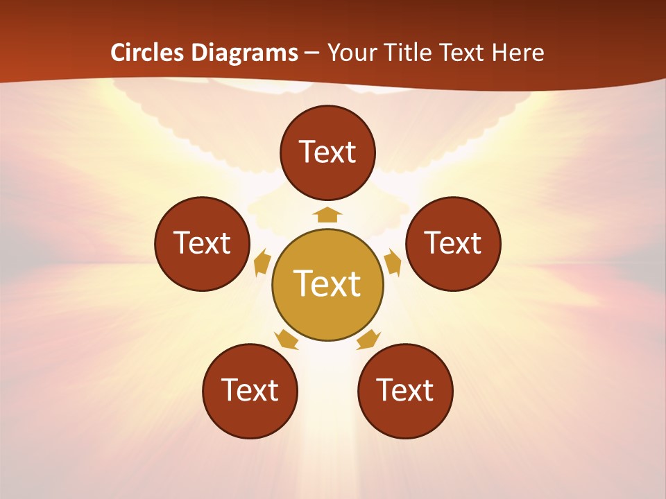 Hope Peace Blue PowerPoint Template