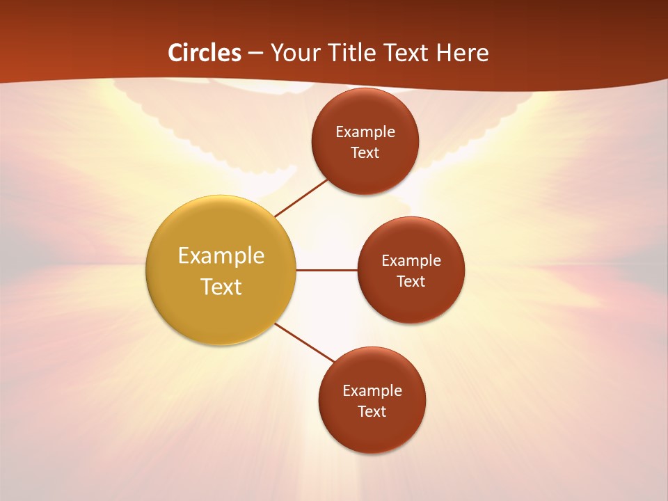 Hope Peace Blue PowerPoint Template